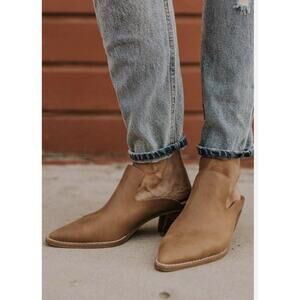 Women's Sbicca Thomaston Heeled Mule Peru Tan Size 8